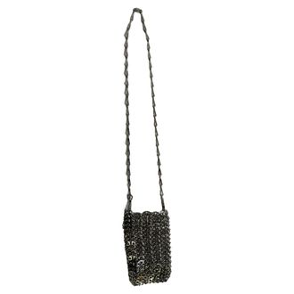 Paco Rabanne Pre-owned Womens Mini Iconic 1969 Bag in Silver Metal - One Size