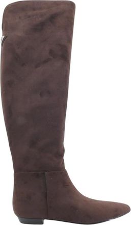 Guess Schoenen, Dames, Bruin, 40 EU, Leer, Hoge laars