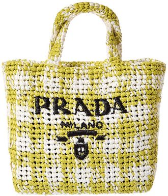 Prada Small Crochet Tote