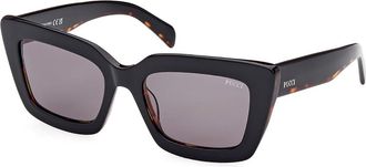 Pucci Emilio Pucci EP0202 01A Womens Sunglasses Black Size 54