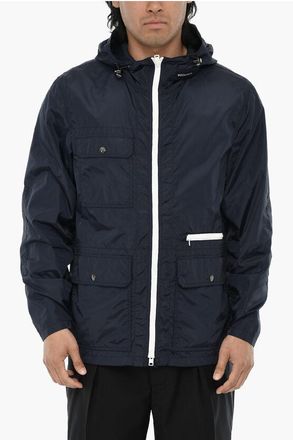 Woolrich Nylon Windbreaker DEEPSIX MOUNTAIN With Hood size L