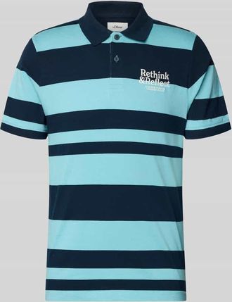 s.Oliver Red Label Regular Fit Poloshirt aus reiner Baumwolle in Tuerkis, Gr&ouml;&szlig;e 3XL