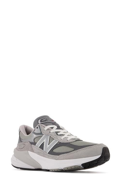 Made in USA 990 v6 Sneaker in Grey/Grey at Nordstrom, Size 10.5