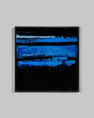 RFA Fine Art Noir Et Bleu Giclee Canvas Art by Robert Robinson