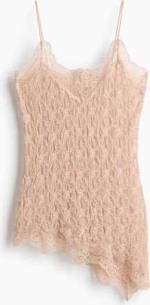 H&M Tr&auml;gertop mit Spitze - Beige