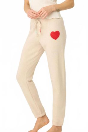 PJ Salvage Womens For The Mama Banded Pant In Oatmeal
