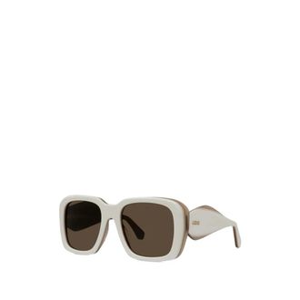 Loewe 25E Sunglasses - female - Loewe - Sunglasses - White - 53 MM - Accessories