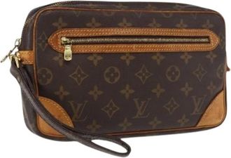 Louis Vuitton Pre-owned Clutches, female, Brown, Size: ONE SIZE Pre-owned Vintage Clutch