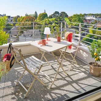 Hesperide Tavolo pieghevole 70x70x71 cm Greensboro argilla