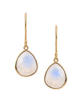 Tiramisu 10K 4.60 Ct. Tw. Rainbow Moonstone Earrings