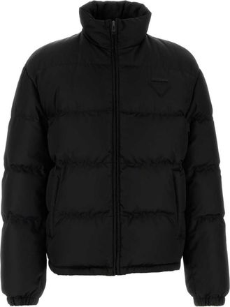 Prada Black Nylon Down Jacket
