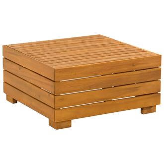 vidaXL Mesa Auxiliar De Jard&iacute;n Madera De Acacia S&oacute;lida Marr&oacute;n Vidaxl