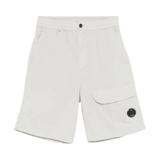 C.P. Company Casual Shorts, male, White, Size: S Bermuda Cargo
