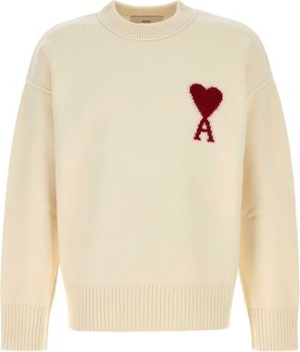 Ami Ami Ivory Wool Sweater