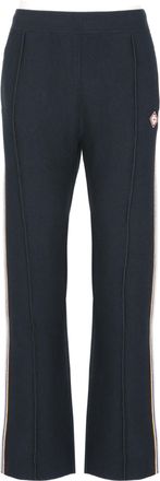 Casablanca Blue Cafe Stripe Side-Striped Pants