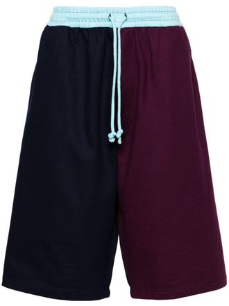 Rassvet colour-block track shorts - Blue