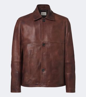 Arma Steep leather jacket
