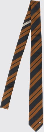 Valentino Garavani Regimental Striped Silk Tie with VLogo Signature