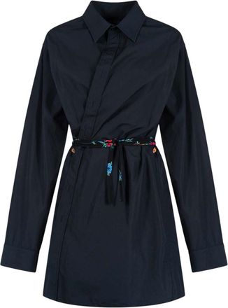 Balenciaga Black Floral Mini Dress