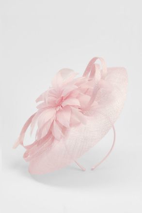 Karen Millen Womens Quil Detail Headband Fascinator - Pink - One Size
