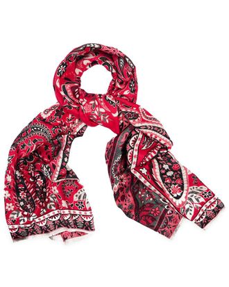 Saachi Saachi Paisley Motif Reversible Scarf