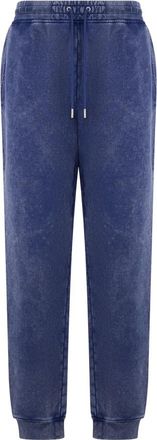 Moschino Couture Logo Trainingsbroeken - Dames - Sweatpants - Blauw - L - Katoen - Broeken