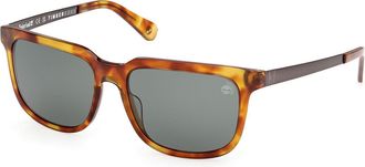 Timberland TB00064 Polarized 56R Mens Sunglasses Tortoiseshell Size 60