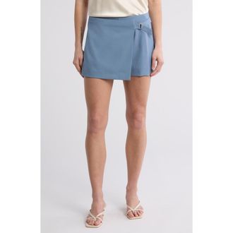 Rag & Bone Sasha Wool Blend Twill Skort in Prairieblu at Nordstrom Rack, Size 0