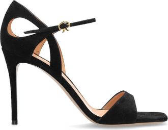 Gianvito Rossi High Heel Sandals, female, Black, Size: 8 1/2 US Camnero Heeled Sandals