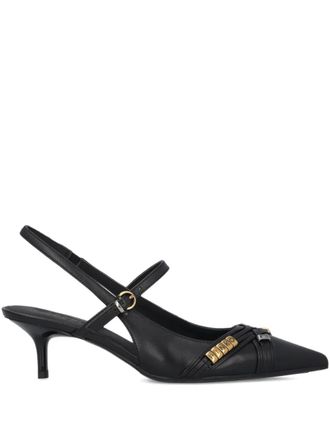 Pinko criss-cross slingback pumps - Black