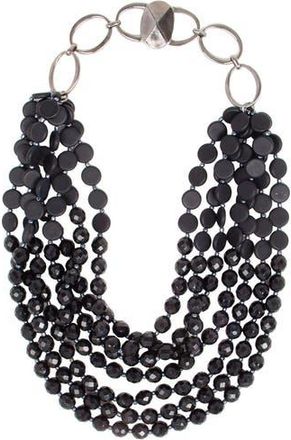 Saachi Chunky Beaded Statement Necklace in Black at Nordstrom Rack