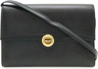 Louis Vuitton Pre-owned Cross Body Bags, female, Black, Size: ONE SIZE Pre-owned Leather Crossbody Bag