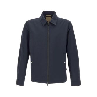Woolrich Light Jackets, male, Blue, Size: L Urban Timber Jacket