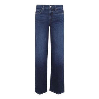 Paige Straight Jeans - Dames - Regular Fit Jeans - Blauw - W32 - Katoen - Jeans