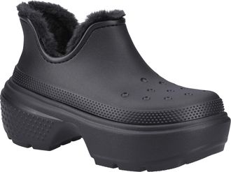 Crocs Stomp Shorty Thermoplastic Womens Black Boots - Size UK 7