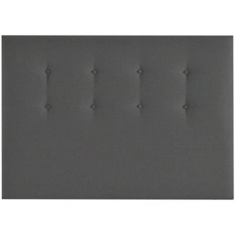 Colchones Aznar Cabecero De Cama Etna Tapizado En Tela Cama De 105 - Antracita-etna-(96)