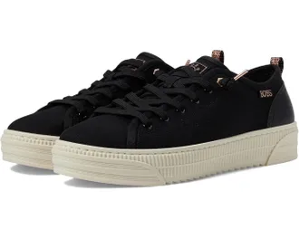 Skechers BOBS By Skechers Copa 114640-BLK Sneakers Womens Black Platform Shoes UWU976