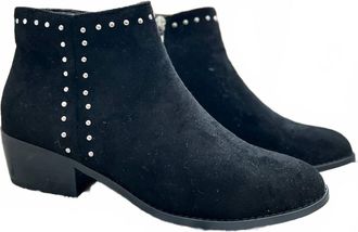 Corkys Footwear Womens Casanova Ankle Bootie In Black Suede