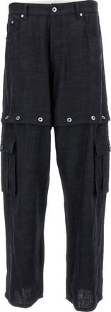 Off-white Black 90s Logo Straight Leg Cargo Pants