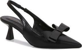 Berness Calliope Asymmetric Bow Slingback Pump in Black at Nordstrom Rack, Size 7.5