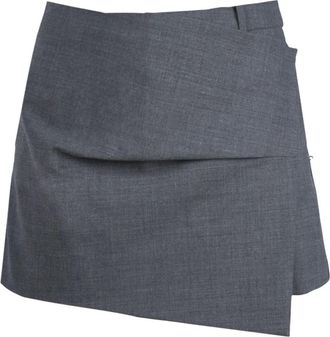 ottod'Ame Minigonna a tinta unita - - Skirts - Donna - Grigio - M