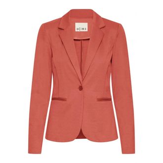 Ichi Ichi - Blazer - Dames - Jassen - Bruin - Maat: 2XL Leer