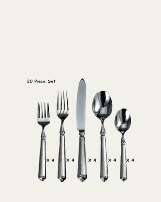 Ricci Argentieri 20-Piece Rialto Flatware Set