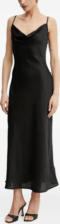 Guess Co Abito con scollo a scialle - Nero