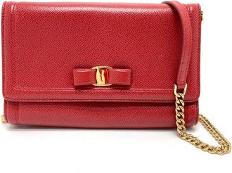 Ferragamo Leather Shoulder Bag (Pre-Owned)