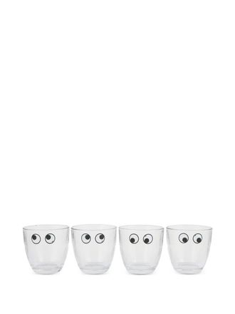 Anya Hindmarch eyes-detail set (set of four) - White