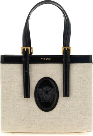Versace Mujer, Bolsos, Beige, Talla: ONE Size