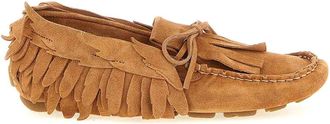 Alberta Ferretti Suede Loafers