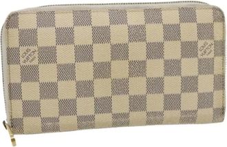 Louis Vuitton Pre-owned Wallets, female, White, Size: ONE SIZE Pre-owned Canvas Wallet