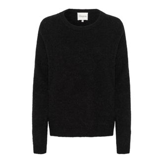 MY ESSENTIAL WARDROBE Truien - Dames - Ronde hals truien - Zwart - S - Truien & Vesten